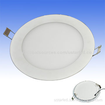 10W Emergency LED Panel Lights, >80CRI, AC 85-265V, 850-900lm, 160mm Cutout, Emergency 30-180min